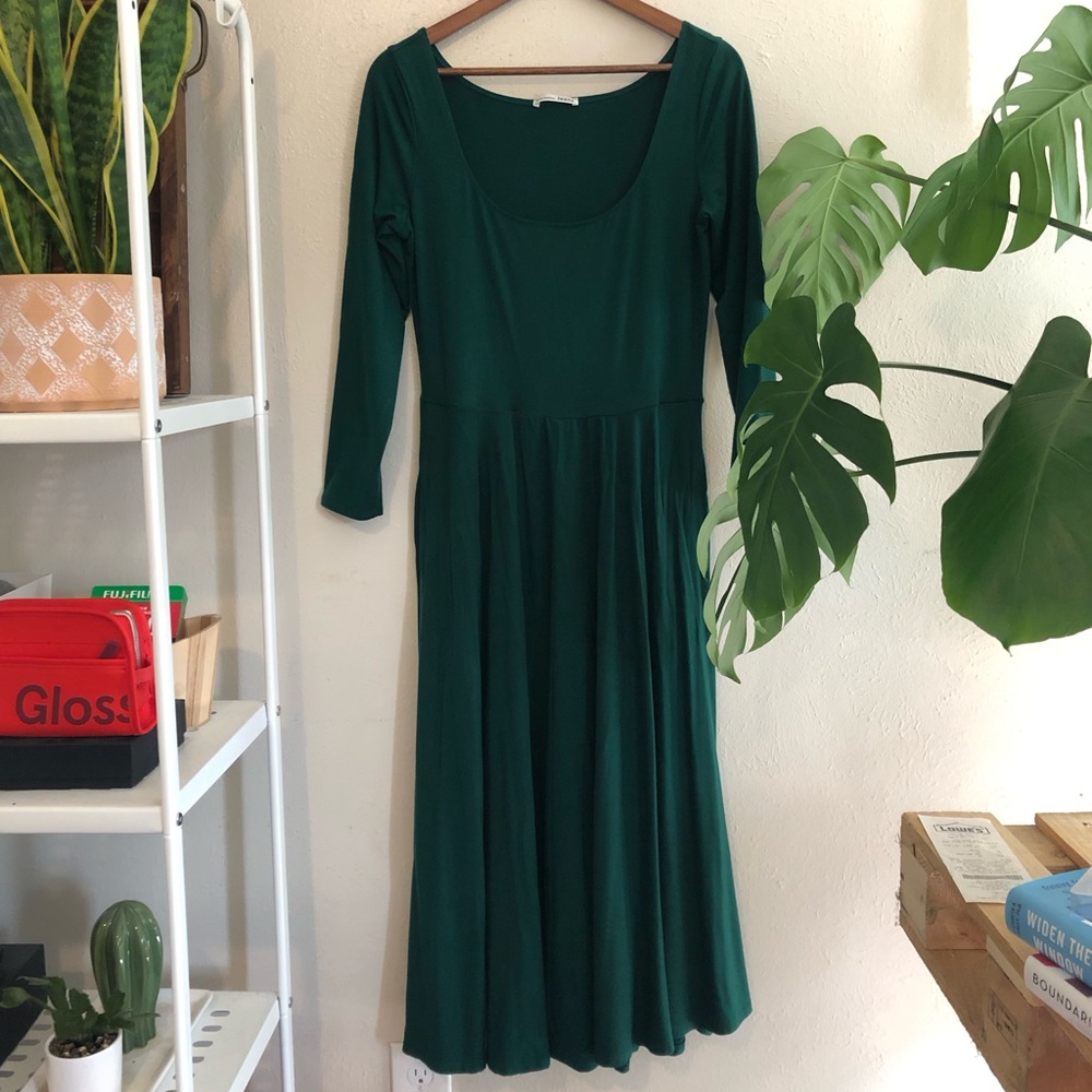 Reformation Jeans Dress with Pockets XL